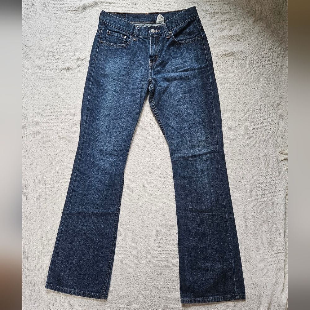 Levis Vintage 515 Bootcut Lower Rise Medium Wash Jeans Womens 6